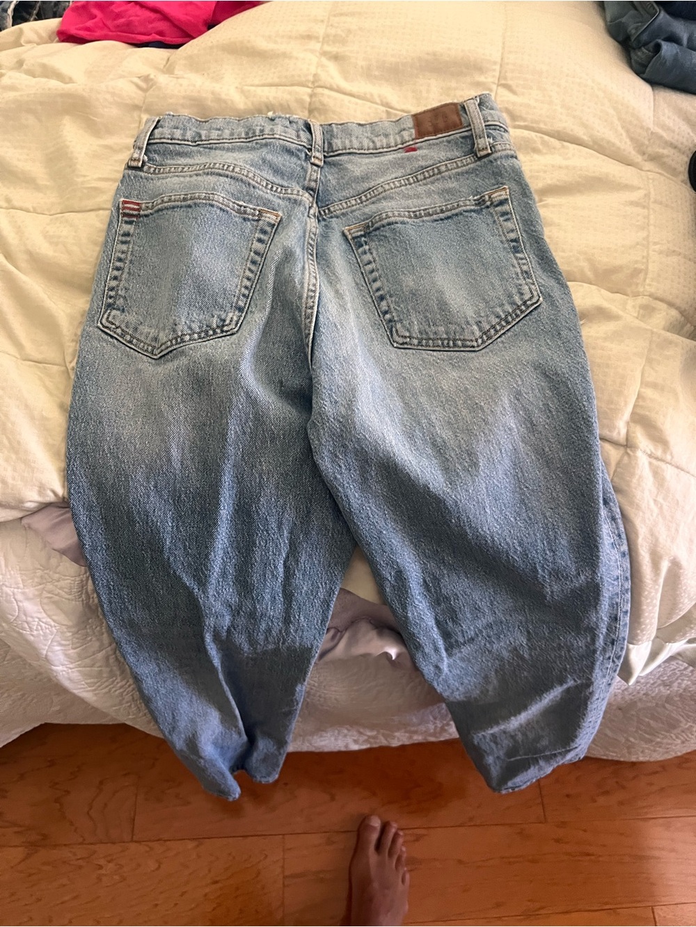 Urban Outfitters Light Wash Wide-Leg Jeans